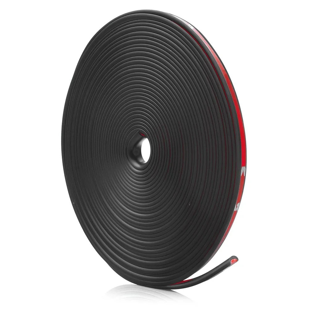 Inele de protectie si decor jante, adezive, din plastic flexibil - NEGRU-1