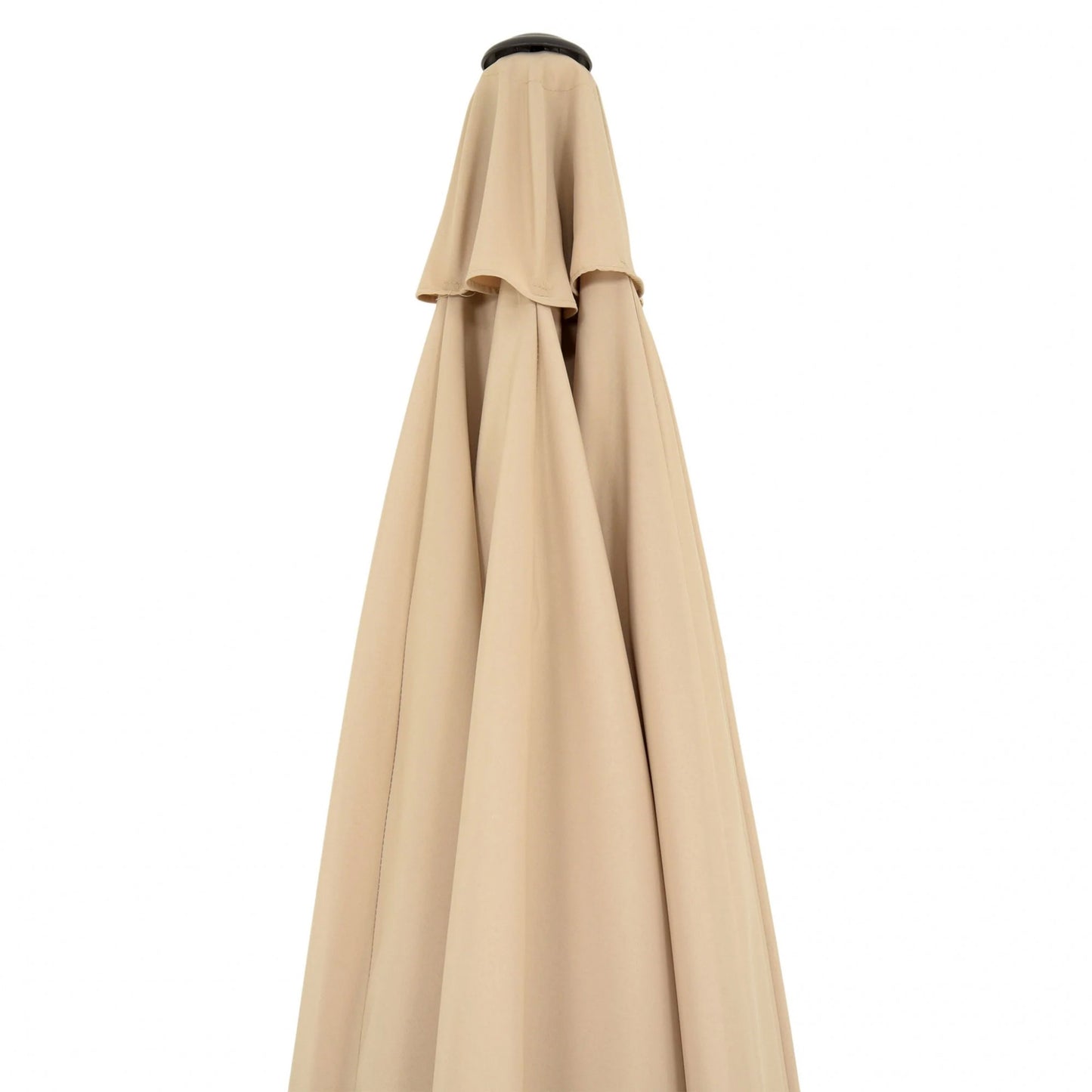 Umbrela rotunda de soare Flippy pentru terasa, diametru 2.70 m, inclinare, manivela, crem-4