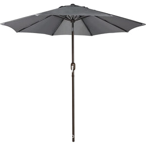 Umbrela Terasa/Gradina Flippy , Inaltime 2,5 m, Diametru 2.30 m, Manivela/Inclinare, Gri-0