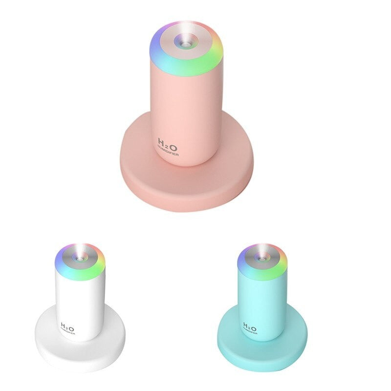 Umidificator, H2O, cu difuzor de aroma, Culori random-12