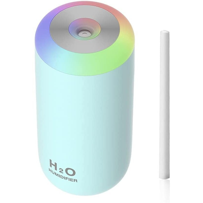 Umidificator, H2O, cu difuzor de aroma, Culori random-4