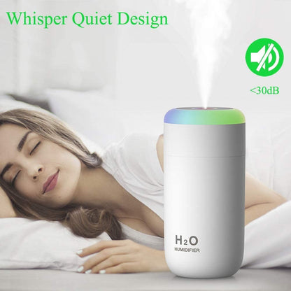 Umidificator, H2O, cu difuzor de aroma, Culori random-8