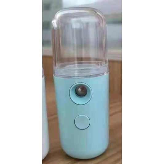 Spray de Hidratare Facială cu Tehnologie Nano, Flippy, Hidratare, Igienizare, Abur Rece, Încărcare USB, Capacitate 30 mL, 10cm, Albastru-1