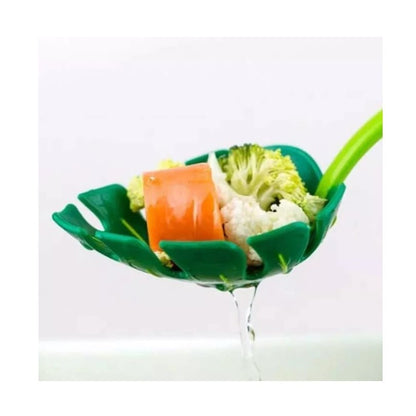 Ustensila bucatarie universala tip frunza, material ABS, creativa, design unic si modern, 30x9.5 cm, verde-2