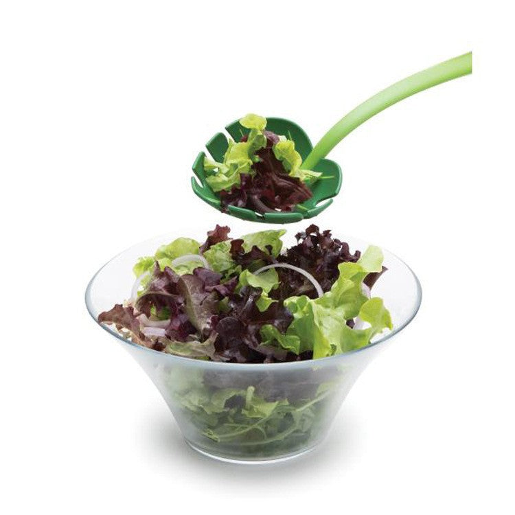 Ustensila bucatarie universala tip frunza, material ABS, creativa, design unic si modern, 30x9.5 cm, verde-5