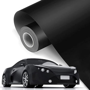 Folie auto pentru colantare integrala, Termoplastica, cu tehnologie "BUBBLE FREE", culoare Negru, finisaj Mat, dimensiune 3,0m x 1,52m-0