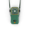 Ventilator Portabil Flippy, 3 in 1, de Mana, de Gat, de Birou, 16.7 x 8 x 1.9 cm, 3 Trepte de Viteza, Incarcare USB, Pliabil, Afisaj Digital, Suport Telefon, Verde