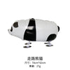 Balon din Folie Metalizata, Flippy, Figurina Animata, Model Panda, 74x42 cm, Ambalaj Individual, Pai Inclus, Umflare cu Aer sau Heliu, Alb-negru-0