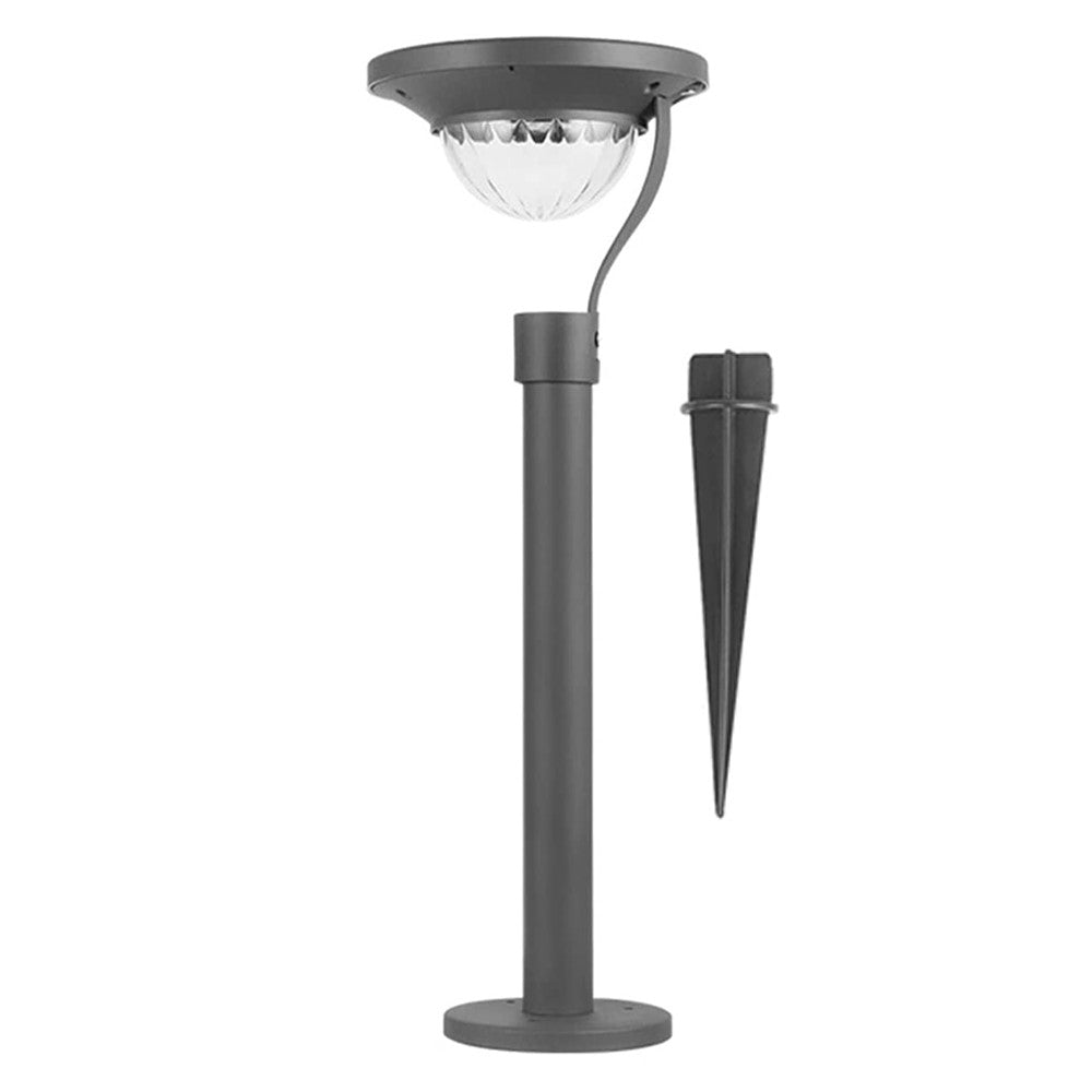 Lampa solara LED cu 2 moduri de fixare, IP65, material ABS, baterie 4.5 V, 200 mah, 450 Lumeni, 42.5 x 15 cm, alb cald,-3