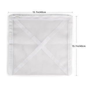Sac pentru Spalare Incaltaminte, Flippy, Dimensiuni Mari, pentru Masina de Spalat, 40x40x1 cm, Alb-0