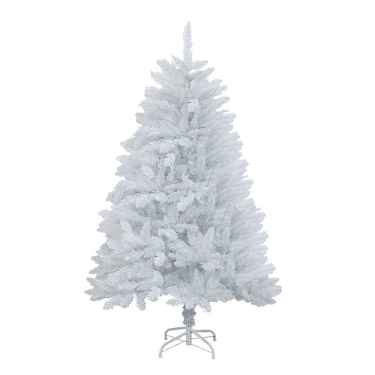 Brad de Craciun artificial cu suport inclus Flippy, 120 cm, 240 ramuri/varfuri, material plastic, suport clasic, fara iluminare, utilizat pentru interior/exterior, alb-0