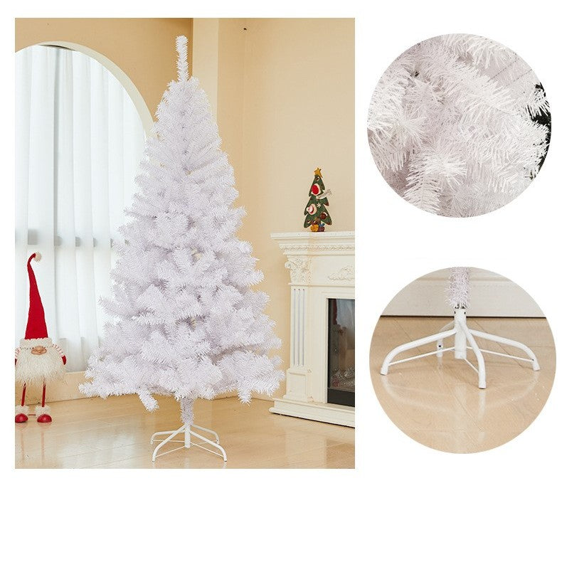 Brad de Craciun artificial cu suport inclus Flippy, 210 cm, 800 ramuri/varfuri, material plastic, suport clasic, fara iluminare, utilizat pentru interior/exterior, alb-2