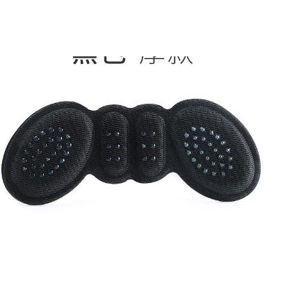 Set 2 Branturi cu Pernute pentru Calcai, Flippy, Suport Interior pentru Incaltaminte, Marime Universala, Aderent pe Piele, Negru-0