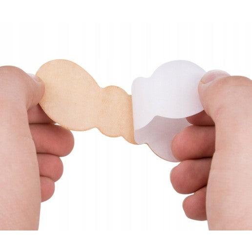 Set 2 Branturi cu Pernute pentru Calcai, Flippy, Suport Interior pentru Incaltaminte, Marime Universala, Aderent pe Piele, Crem-7