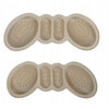 Set 2 Branturi cu Pernute pentru Calcai, Flippy, Suport Interior pentru Incaltaminte, Marime Universala, Aderent pe Piele, Crem-0