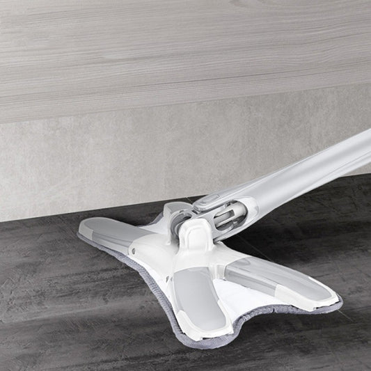 Mop Plat, Flippy, cu Sistem de Stoarcere, 2 Lavete Incluse, Lungime Telescopica 140 cm, Argintiu-1