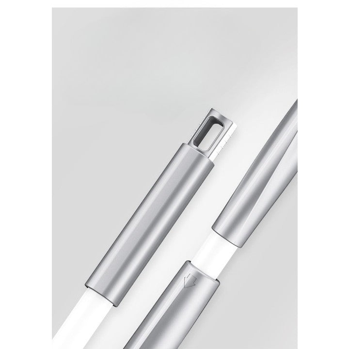 Mop Plat, Flippy, cu Sistem de Stoarcere, 4 Lavete Incluse, Lungime Telescopica 140 cm, Argintiu-1
