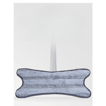 Rezerva Mop Plat, Flippy, din Fibre Superfine, Lavabila, 15 x 38 cm, Argintiu-1