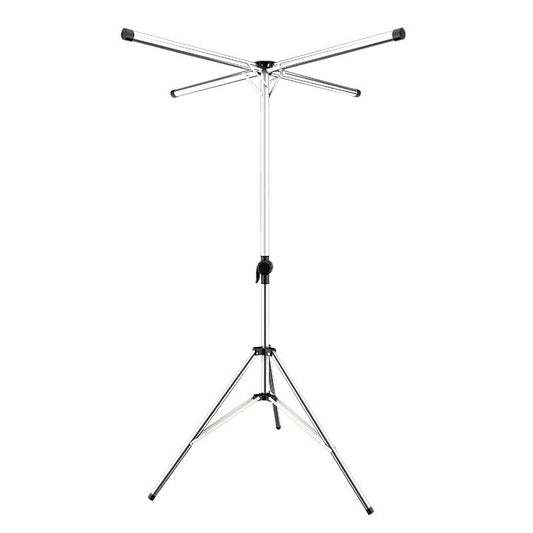 X-shaped clothes drying rack telescopic model - floor-standing folding indoor home balcony outdoor stainless steel-0