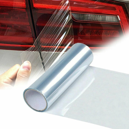 Folie protectie faruri / stopuri auto - Transparent (pret/m liniar)-0