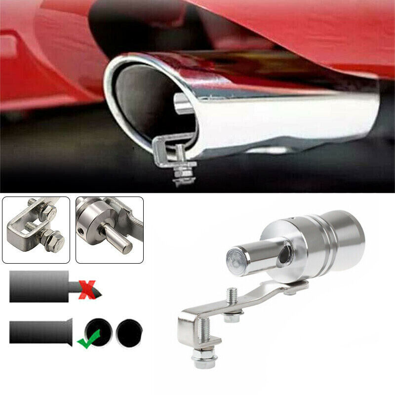 Fluier din aluminiu pentru toba marime S, compatibil cu motoare intre 1000 - 1600 cc-1