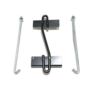 Suport Universal pentru fixare - asigurare baterie auto, metalic, culoare neagra-0