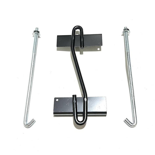 Suport Universal pentru fixare - asigurare baterie auto, metalic, culoare neagra-0