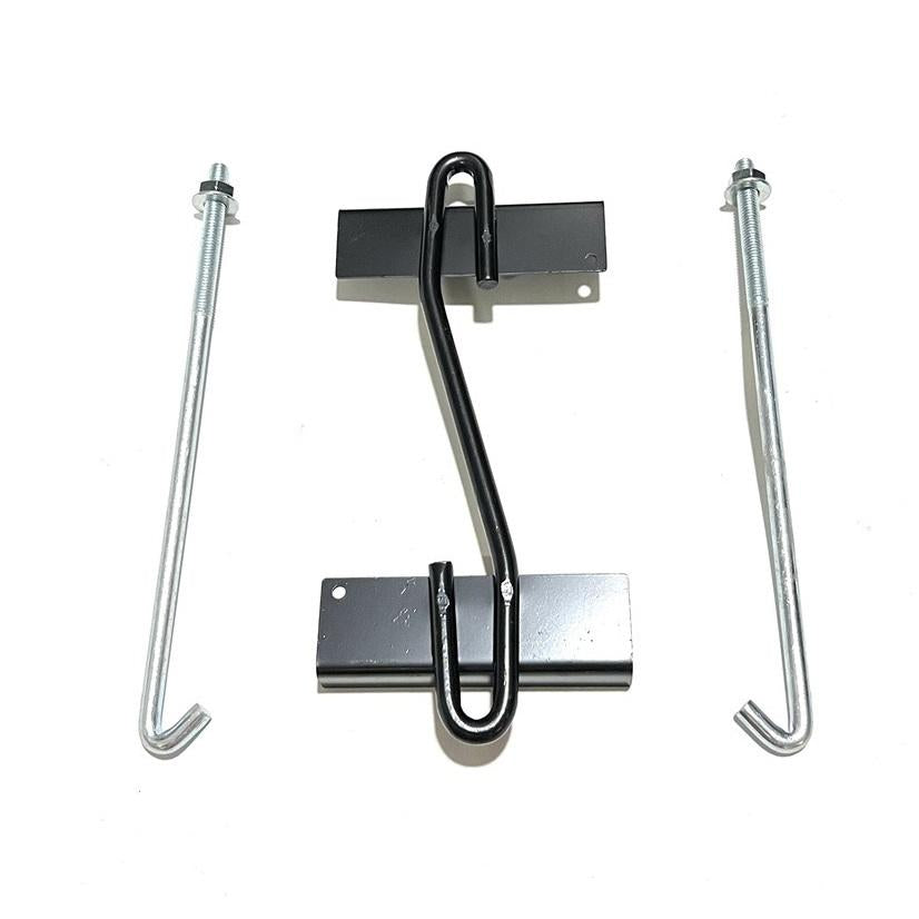 Suport Universal pentru fixare - asigurare baterie auto, metalic, culoare neagra-0