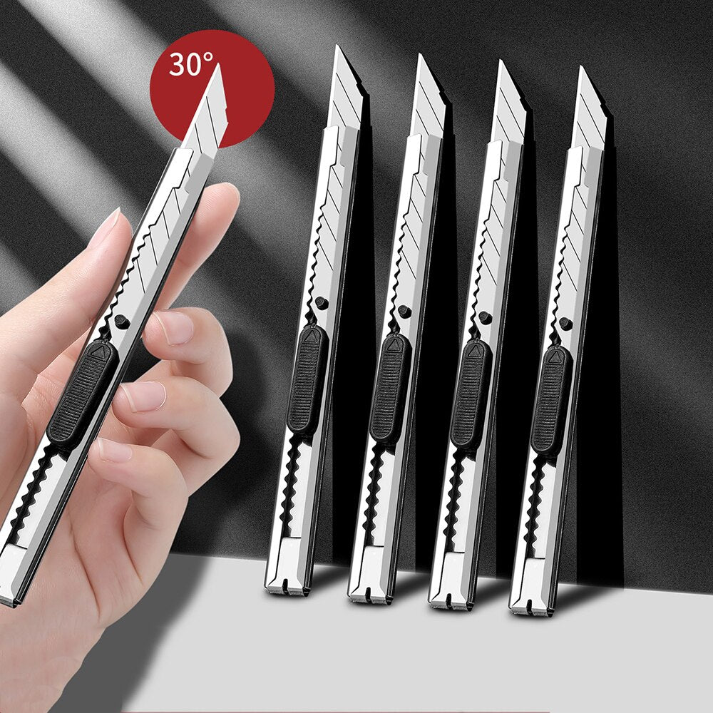 Cutit - cutter metalic standard de 9mm, varf la 30 grade-0