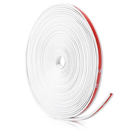 Inele de protectie si decor jante, adezive, din plastic flexibil - ALB-1