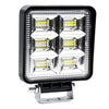 Proiector LED pentru Off-Road, ATV, SSV, putere 144W, culoare 6500K, tensiune 9-36V, dimensiuni 110 x 110 x 35 mm