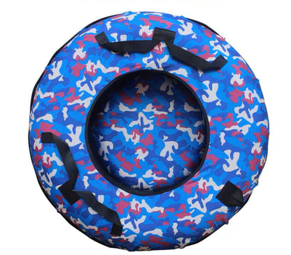 Sanie tip bob, gonflabil, Snow Disc, multicolor, 5+ ani