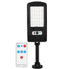 Lampa Solara Stradala 30 LED-uri Teno878, control prin telecomanda, senzor de miscare, 3 moduri de iluminare, protectie IP65, Waterproof, exterior, negru