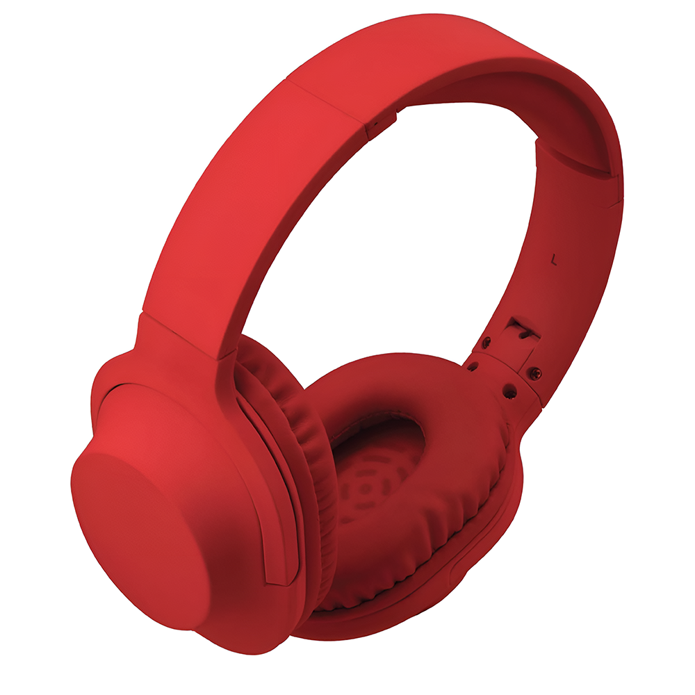 Casti Wireless Teno958, TV11, overear, bluetooth 4.1, extra bass bright series MP3 cu microfon, radio Fm si SD card, rosu