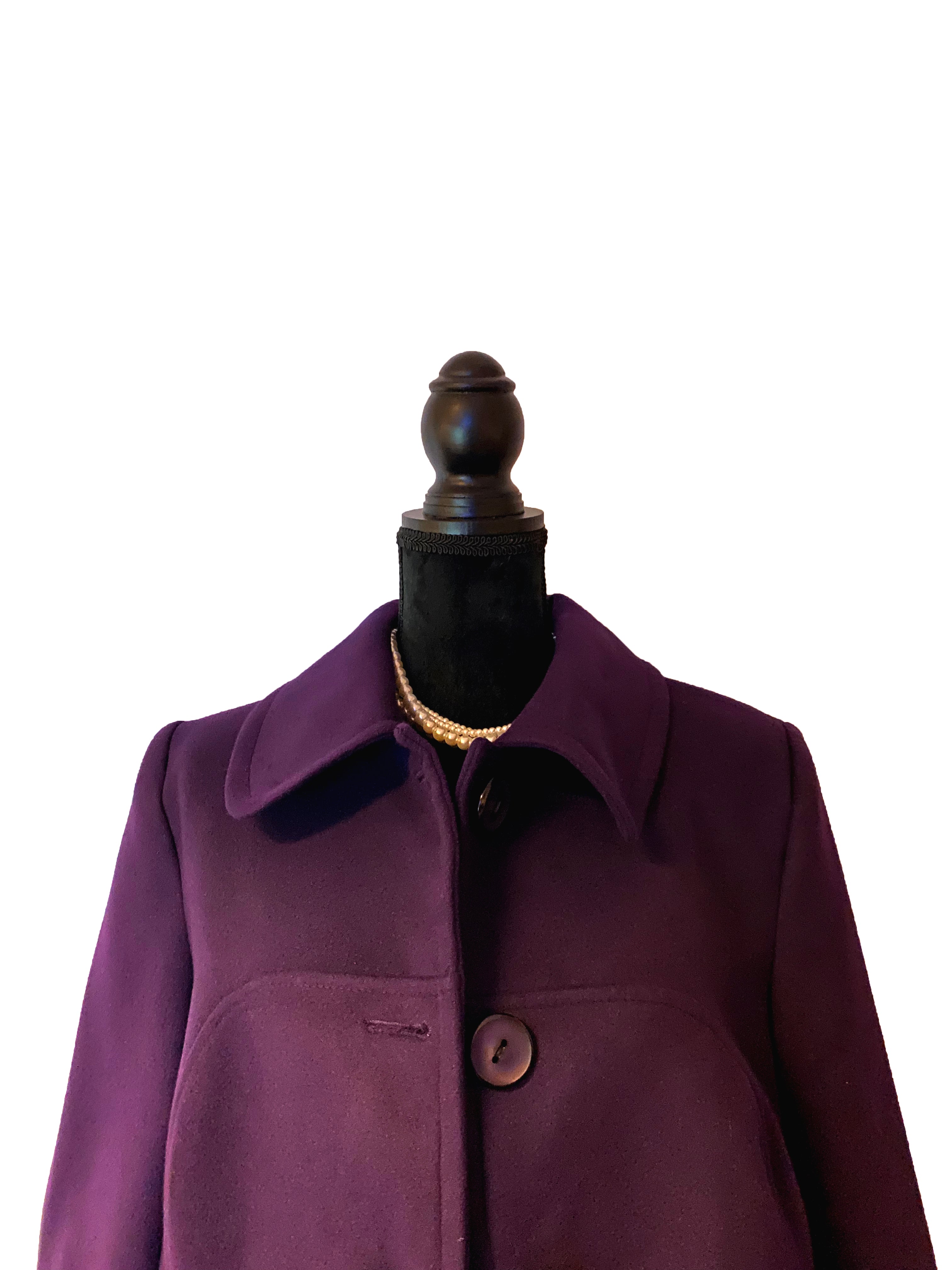 Palton dama Poly, 40-56, Violet