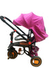 Tricicleta evolutiva cu suspensie, scaun piele, lumini si sunete, TX012, Mov