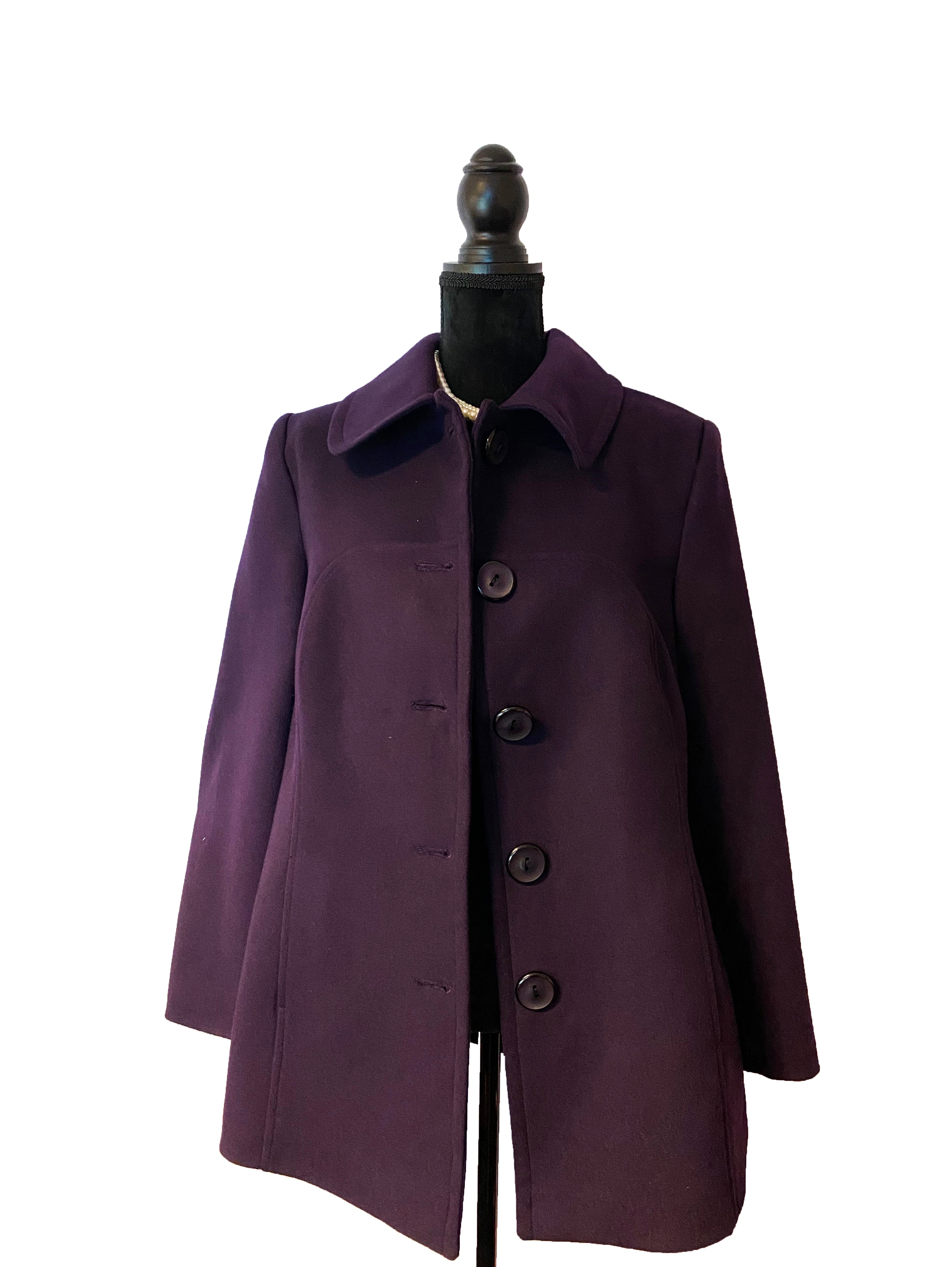 Palton dama Poly, 40-56, Violet