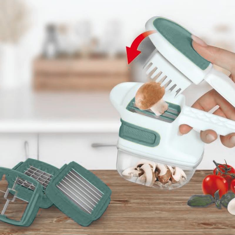 Feliator multifunctional 5 in 1 rapid si practic, Slicing Set