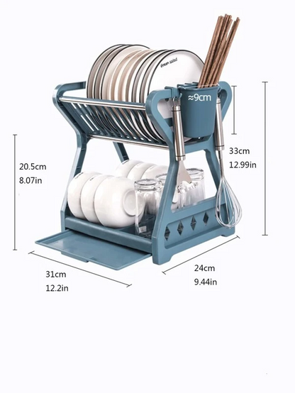 Suport organizator, multifunctional, pentru scurgerea vaselor