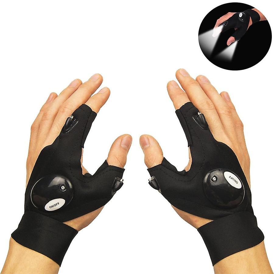 Manusa cu 2 degete si lumini LED pentru lucru