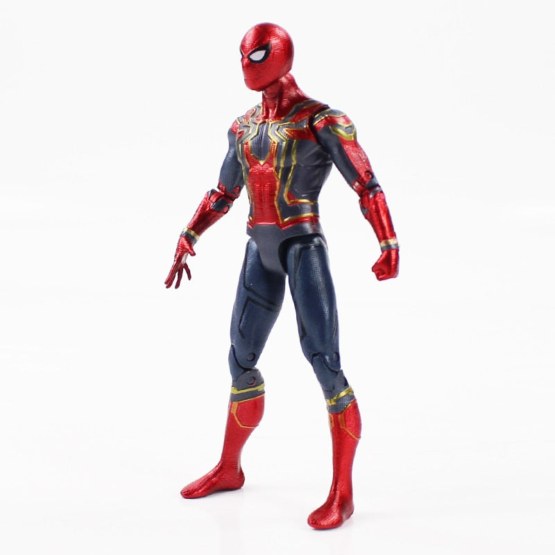 Set 3 in 1 Manusa cu Lansator Spider, Masca si Figurina, Rosu, 3+ ani