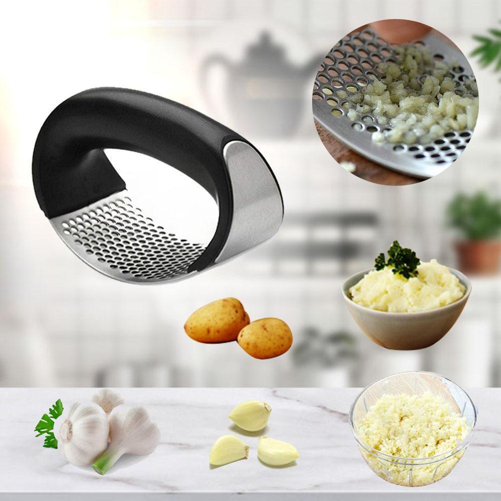PRESA DE USTUROI DIN OTEL INOXIDABIL, GARLIC PRESS