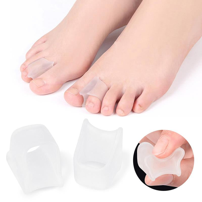 Set 2 distantiere din silicon pentru separarea degetelor de la picioare