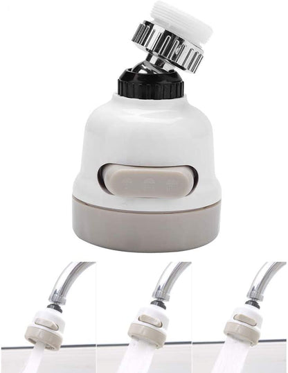 Cap flexibil de robinet cu 3 tipuri de jet si functie 360 grade