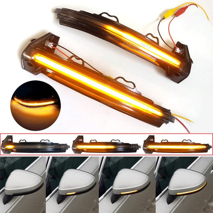 Set 2 lampi LED Semnalizare Oglinda Dinamica compatibila cu Audi A4/A5/A6/A8/Q3/A3