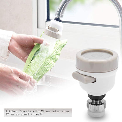 Cap flexibil de robinet cu 3 tipuri de jet si functie 360 grade