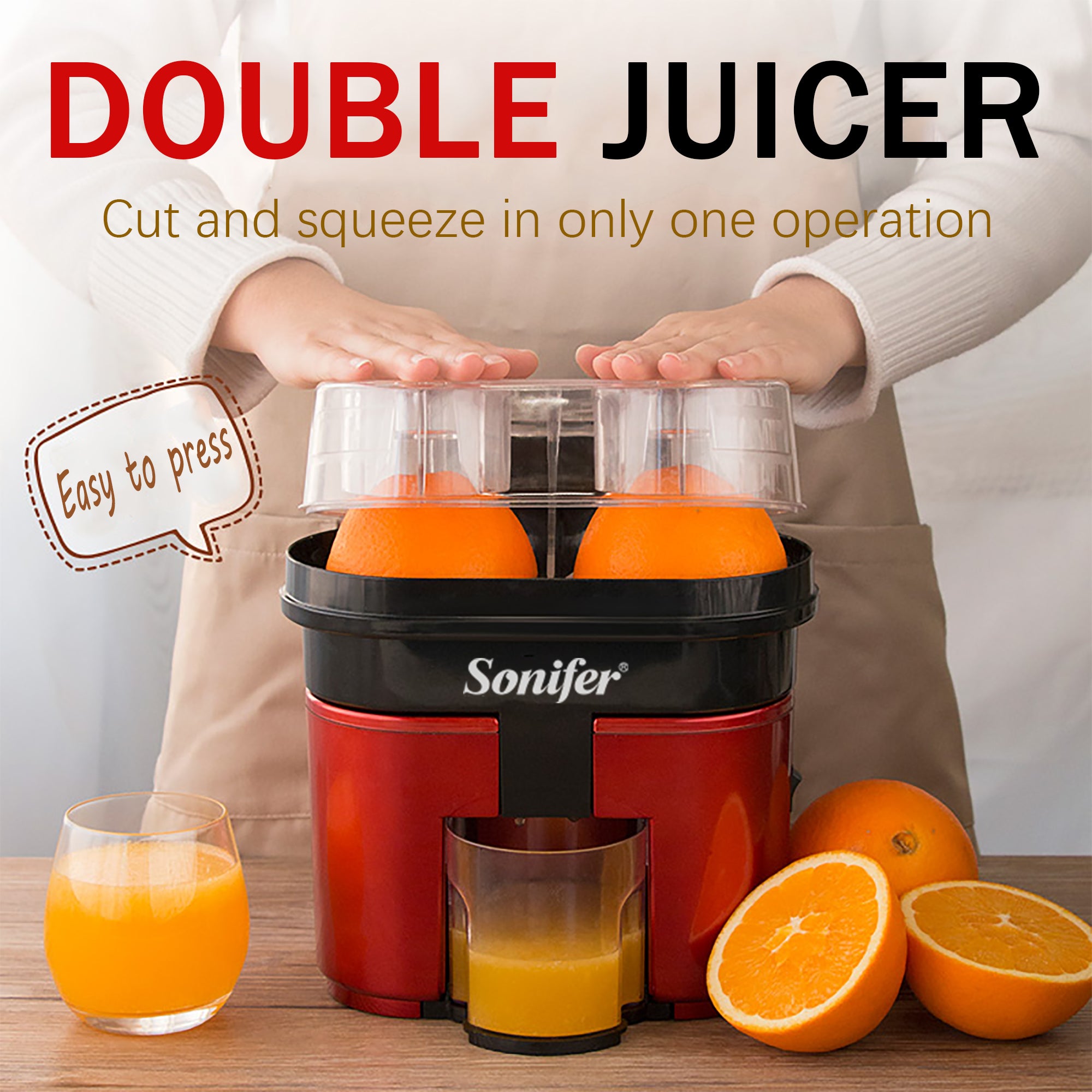 Storcator de fructe SONIFER  dublu 90W  SF-5521