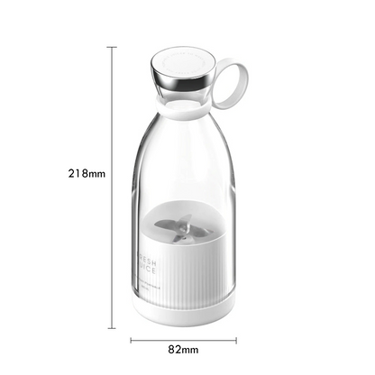 Mini Blender Electric cu Incarcare Wireless, Portabil, Multifunctional, 350 ml, 20000 rpm, Fresh Juice, Alb