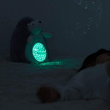 Jucarie pufoasa interactiva Arici cu proiector, lumini si sunete, +3 ani