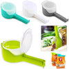 Set 4 capace pentru sigilat pungi, reutilizabile, pentru stocarea alimentelor